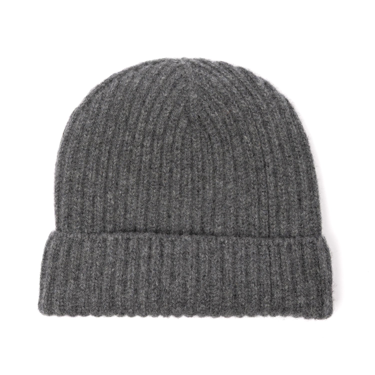 Knitted Hat "Ribbed Hat" made from pure Lambswool - 4 Ply